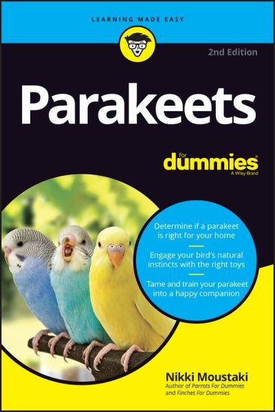 Cover for Nikki Moustaki · Parakeets For Dummies (Taschenbuch) (2021)