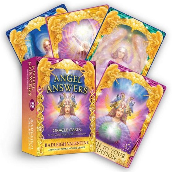 Cover for Radleigh Valentine · Angel Answers Oracle Cards: A 44-Card Deck and Guidebook (Flashcards) (2019)
