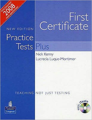 Practice Tests Plus FCE New Edition Students Book without Key / CD-Rom Pack - Practice Tests Plus - Nick Kenny - Livros - Pearson Education Limited - 9781405881241 - 14 de fevereiro de 2008