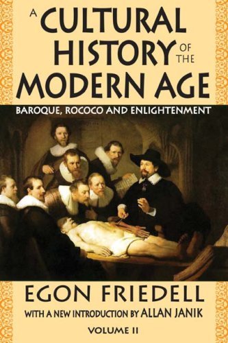 Cover for Egon Friedell · A Cultural History of the Modern Age: Volume 2, Baroque, Rococo and Enlightenment (Taschenbuch) (2009)
