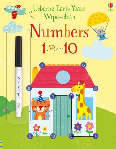 Cover for Jessica Greenwell · Early Years Wipe-Clean Numbers 1 to 10 - Usborne Early Years Wipe-clean (Paperback Book) (2020)