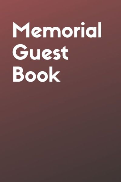 Cover for Sami · Memorial Guest Book (Paperback Book) (2019)