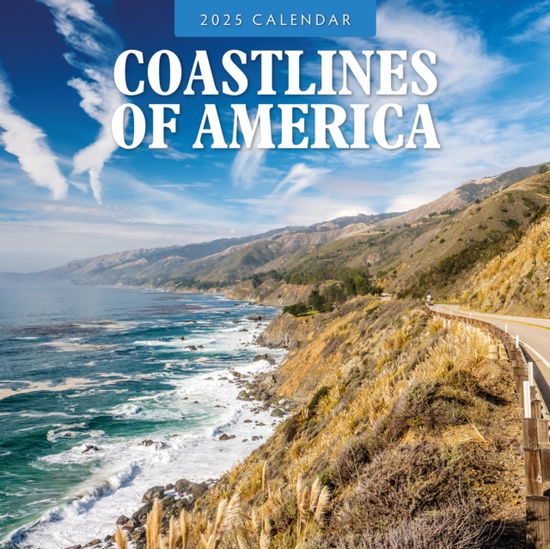 Cover for Red Robin · Coastlines of America 2025 Square Wall Calendar (Paperback Book) (2024)