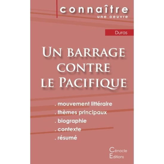 Cover for Marguerite Duras · Fiche de lecture Un barrage contre le Pacifique de Marguerite Duras (Analyse litteraire de reference et resume complet) (Pocketbok) (2022)