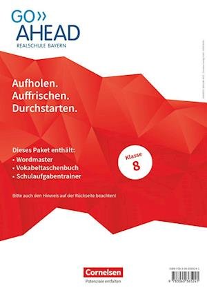 Cover for Cornelsen Verlag GmbH · Go Ahead 8. Jahrgangsstufe. Realschule Bayern - Arbeitshefte Wordmaster, Vokabeltaschenbuch und Schulaufgabentrainer (Im Paket) (Paperback Book) (2021)