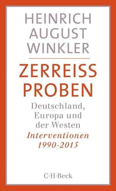 Cover for Winkler · Winkler:zerreissproben (Bok)