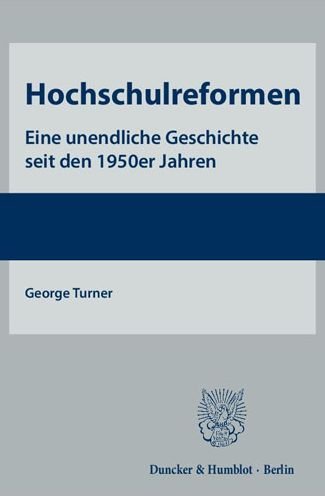 Cover for Turner · Hochschulreformen. (Book) (2018)