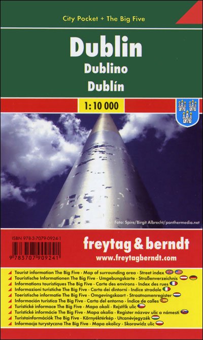 Dublin Map 1:10 000 - Freytag-berndt Und Artaria Kg - Bøker - Freytag-Berndt - 9783707909241 - 1. juli 2018
