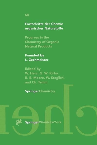 Cover for G W Gribble · Progress in the Chemistry of Organic Natural Products - Fortschritte der Chemie organischer Naturstoffe   Progress in the Chemistry of Organic Natural Products (Pocketbok) [Softcover reprint of the original 1st ed. 1996 edition] (2011)