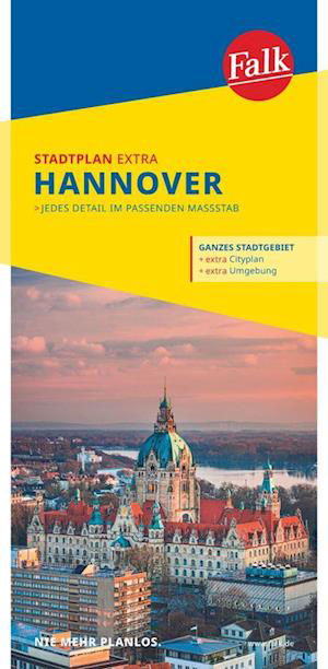 Falk Extra Hannover - Mair-Dumont - Books - Falk - 9783827900241 - December 15, 2022