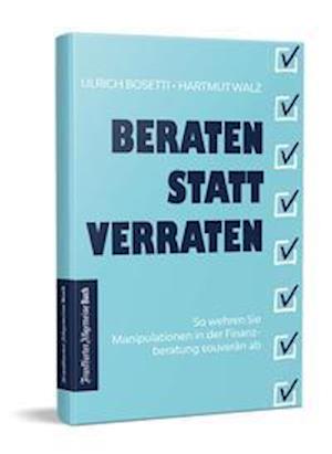 Cover for Ulrich Bosetti · Beraten statt Verraten (Hardcover Book) (2022)