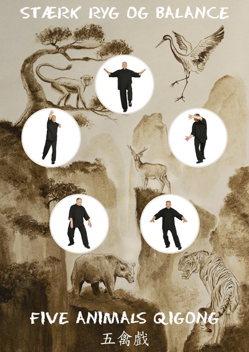 Cover for Torben Rif · Five animals qigong (Book) (2012)