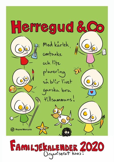 Herregud & Co Familjekalender 2020 - Maria Mannberg - Muu - Libris förlag - 9789173878241 - keskiviikko 25. syyskuuta 2019