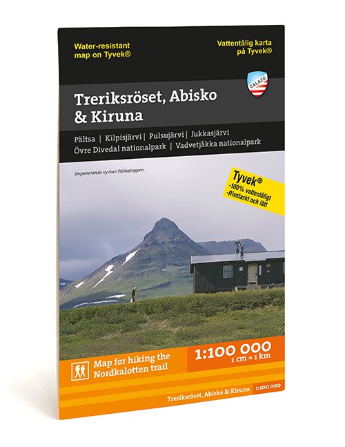 Cover for Calazo · Calazo fjällkart: Treriksröset, Abisko &amp; Kiruna 1:100.000 (Innbunden bok) (2016)