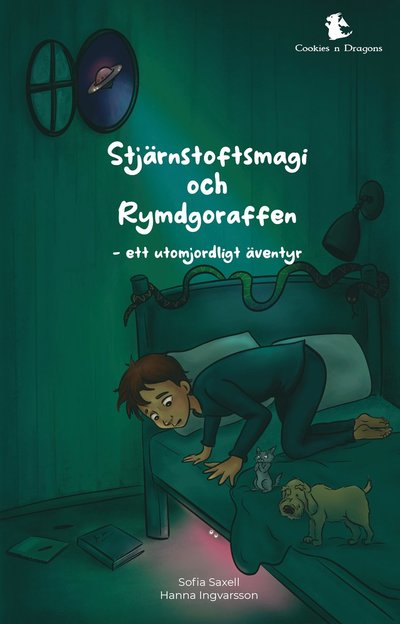 Cover for Sofia Saxell · Stjärnstoftsmagi och Rymdgoraffen : ett utomjordligt äventyr (Hardcover Book) (2024)