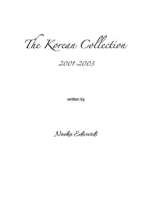 Cover for Nneka Edwards · The Korean Collection (Paperback Book) (2019)
