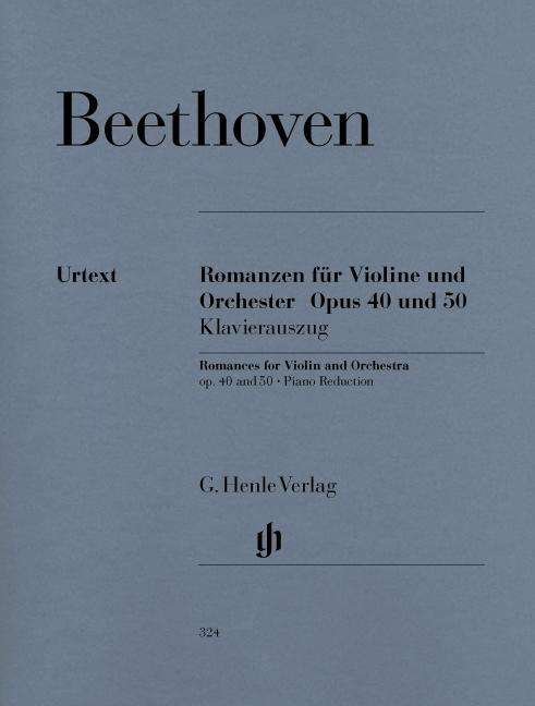 Romanz.Violine.op.40+50.HN324 - Beethoven - Kirjat - SCHOTT & CO - 9790201803241 - perjantai 6. huhtikuuta 2018