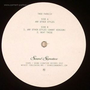 Cover for Theo Parrish · Any Other Styles (12&quot;) (2012)