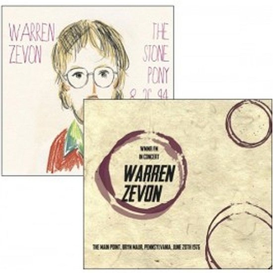 Cover for Warren Zevon · Live Broadcasts: 1976 &amp; 1994 (CD) (2018)