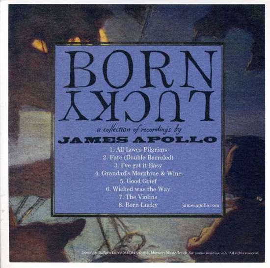 Cover for James Apollo · Born Lucky (CD) (2011)