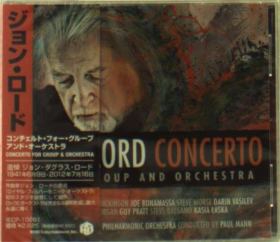 Concert for Group & Orchestra - Jon Lord - Música - 1WHD - 4582213915242 - 24 de octubre de 2012