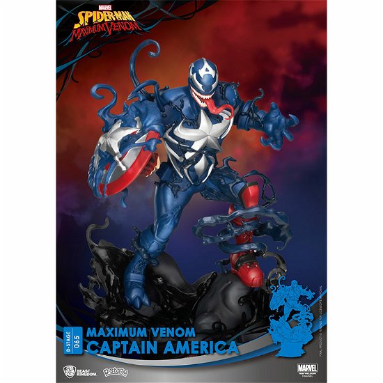 Cover for Beast Kingdom · Marvel - D-Stage Maximum Venom - Captain America - (Spielzeug) (2019)
