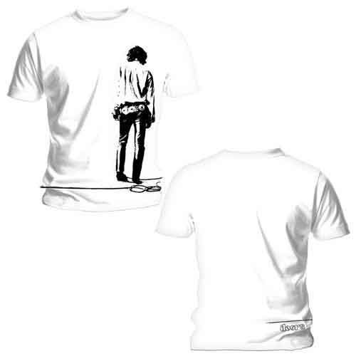 Cover for The Doors · The Doors Unisex T-Shirt: Solitary (Back Print) (T-shirt) [size XL] [White - Unisex edition]