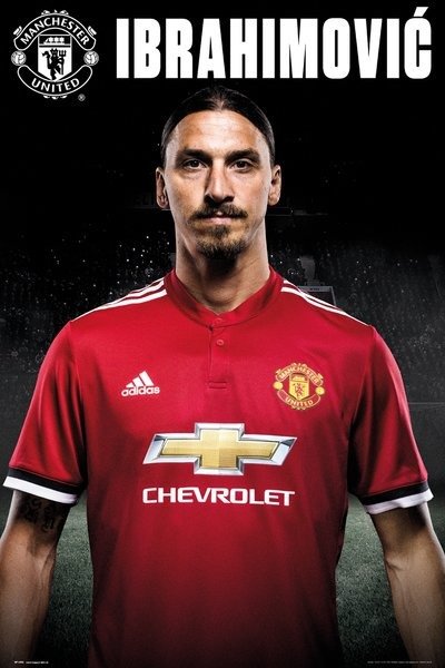 Cover for Manchester United · Manchester United: Gb Eye - Zlatan Stand 17/18 (Poster Maxi 61x91,5 Cm) (MERCH)