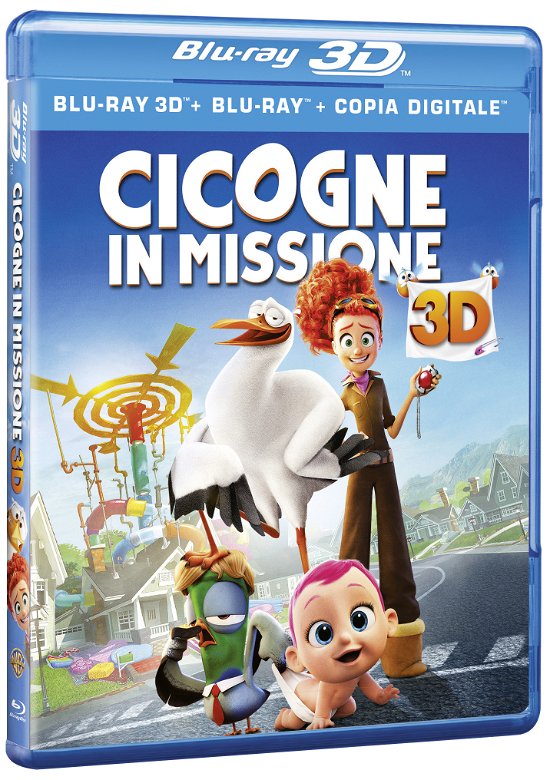 Cover for Storks · Cicogne in Missione (3d) (Blu-ray 3d+blu-ray) (Blu-ray) (2017)