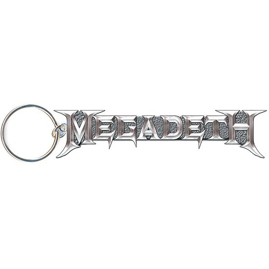Cover for Megadeth · Megadeth Keychain: Grey Logo (Die-cast Relief) (MERCH)