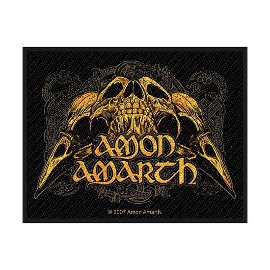 Amon Amarth: Raven Skull (Loose) (Toppa) - Amon Amarth - Merchandise - Unlicensed - 5055339712242 - 19. august 2019