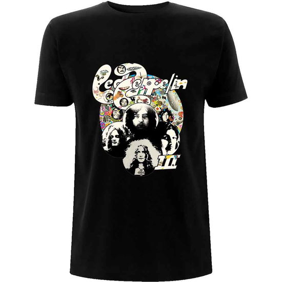 Cover for Led Zeppelin · Led Zeppelin Unisex T-Shirt: Photo III (T-shirt) [size S] [Black - Unisex edition] (2021)