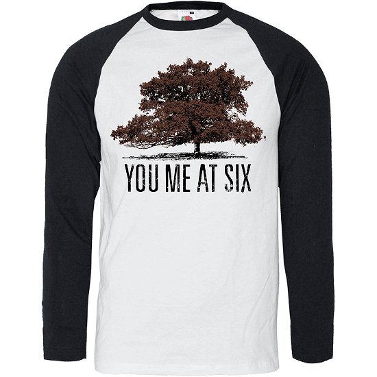 You Me At Six · You Me At Six Unisex Raglan T-Shirt: Tree (T-shirt) [size S] [Black, White - Unisex edition]