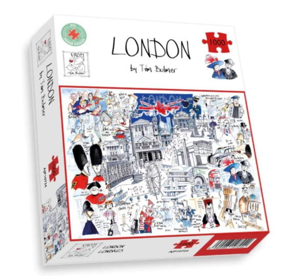 Map of London Jigsaw 1000 Piece Puzzle -  - Gadżety - ALL JIGSAW PUZZLES - 5060085107242 - 11 maja 2023