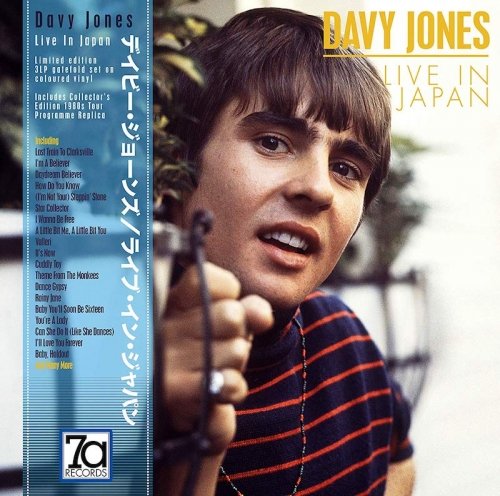 Cover for Davy Jones · Live In Japan (Coloured Vinyl) (LP) (2019)