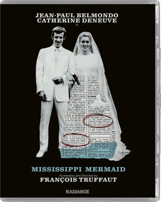 Mississippi Mermaid Limited Edition - François Truffaut - Elokuva - Radiance Films - 5060974681242 - maanantai 29. heinäkuuta 2024