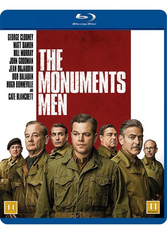 Cover for George Clooney · The Monuments Men (Blu-ray) (2014)
