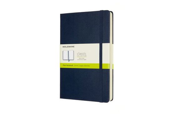 Cover for Moleskine Expanded Large Plain Hardcover Notebook: Sapphire Blue (Book) (2020)