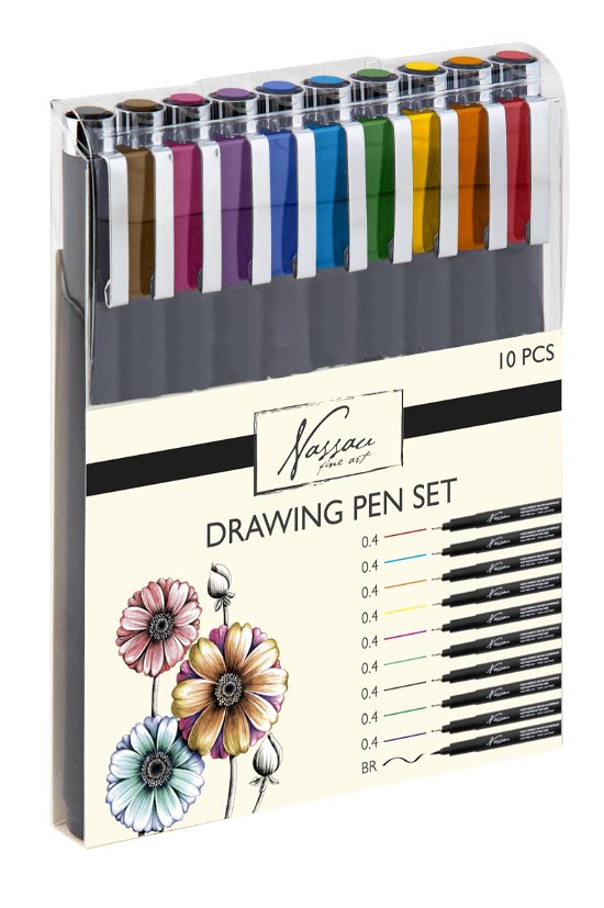 Cover for Nassau · KREA: Fineliners pennesæt, farvede, 10 stk (N/A) [1. Ausgabe] (2023)