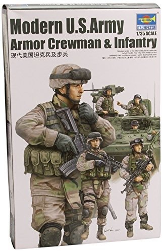 Cover for Trumpeter · 1/35 Modern Us Army Armor Crewman En Infantry (Legetøj)