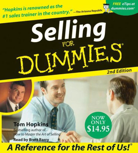 Selling For Dummies CD 2nd Edition - Tom Hopkins - Audiobook - HarperCollins - 9780061153242 - 31 października 2006