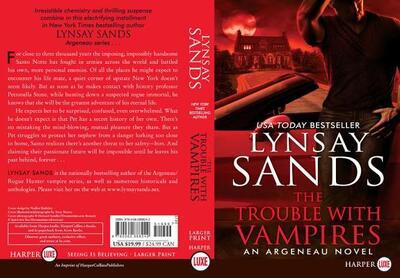 Cover for Lynsay Sands · The Trouble With Vampires An Argeneau Novel (Paperback Bog) (2019)