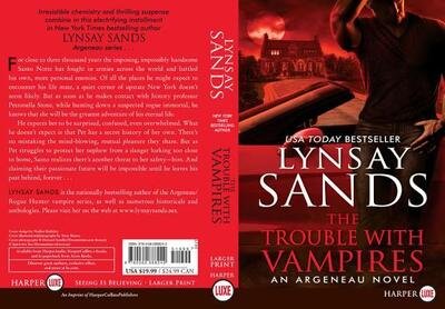 Cover for Lynsay Sands · The Trouble With Vampires An Argeneau Novel (Paperback Bog) (2024)
