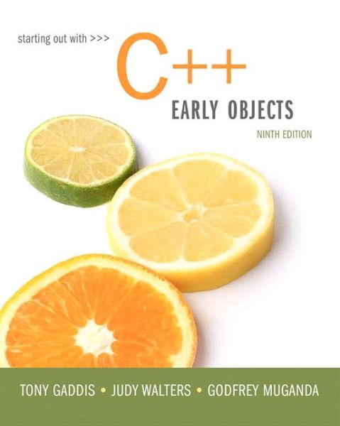 Cover for Tony Gaddis · Starting Out with C++: Early Objects (Paperback Book) (2016)