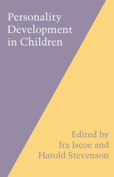 Cover for Ira Iscoe · Personality Development in Children (Paperback Book) (1960)