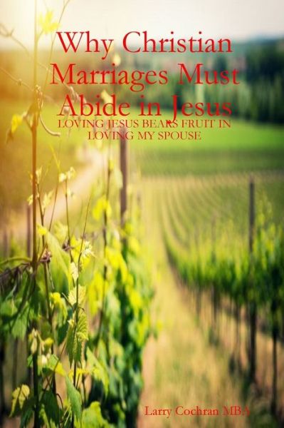 Cover for Larry Cochran · Why Christian Marriages Must Abide in Jesus (Paperback Book) (2019)