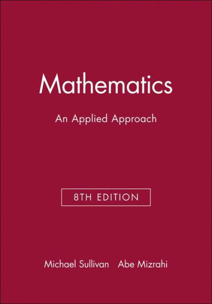 Cover for Sullivan, Michael (Chicago State University) · Technology Resource Manual to accompany Mathematics: An Applied Approach, 8e (Paperback Book) (2004)