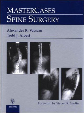 Cover for Alexander R. Vaccaro · MasterCases in Spine Surgery (Bound Book) (2001)