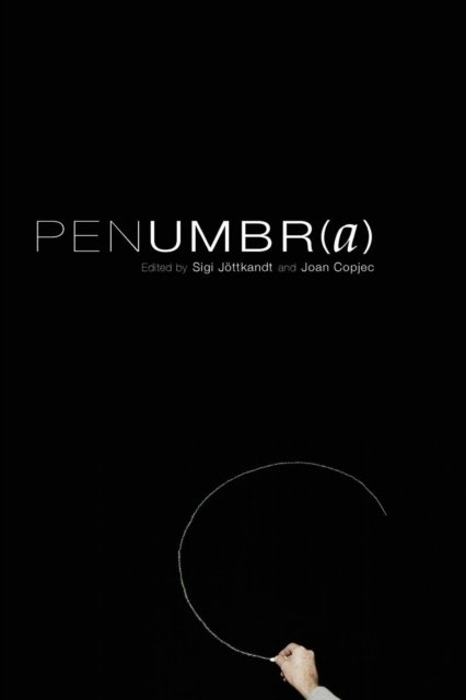 Cover for Sigi Jottkandt · Penumbra (Paperback Book) (2013)