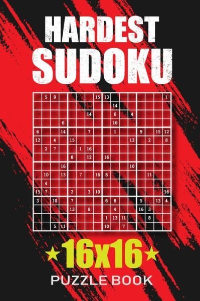 Cover for Smw Publishing · Hardest Sudoku 16x16 Puzzle Book (Taschenbuch) (2019)